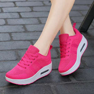 Patri- Baskets orthopédiques en maille tissée léger pour femmes