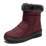 Carole- Bottines chaudes antidérapantes pour femmes
