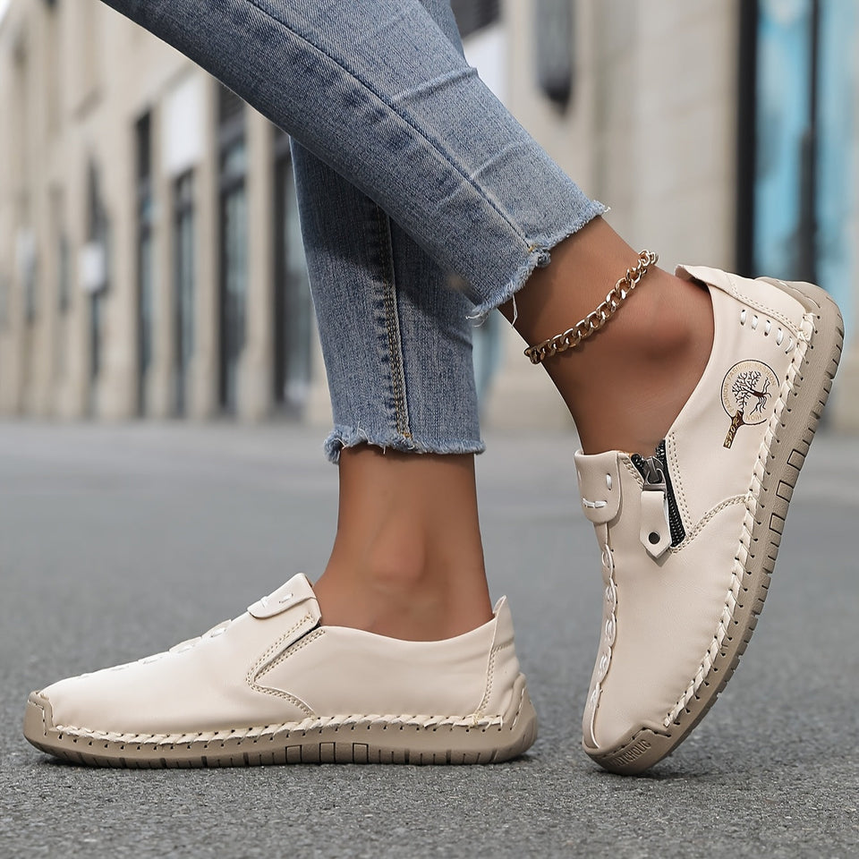 Lolita- chaussures en cuir confortables et légères pour femmes