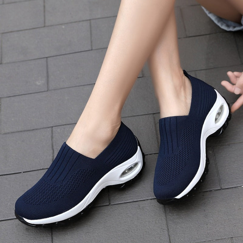 Diane- chaussures en tissu respirantes extensibles pour femmes