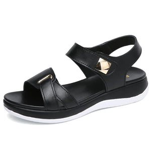 Diana- Sandales en cuir confortables et antidérapantes pour femmes