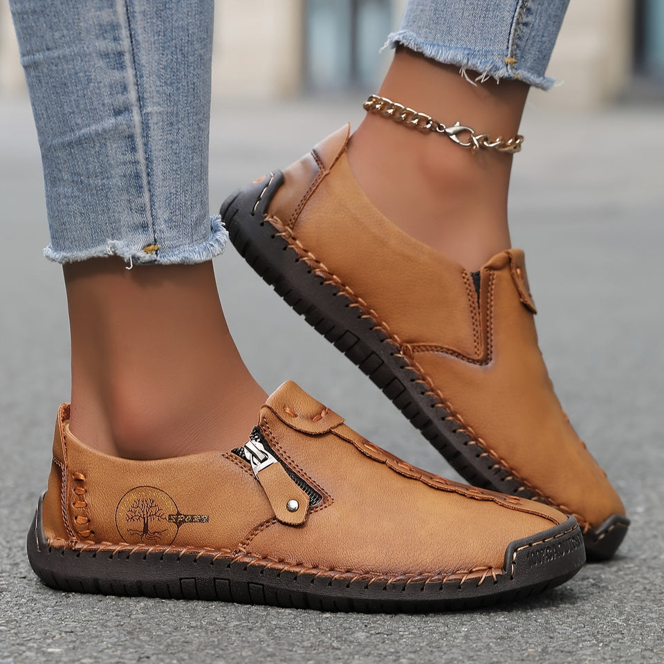 Lolita- chaussures en cuir confortables et légères pour femmes