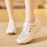 TANY- Chaussures compensées confortables et respirantes pour femmes. Style élégant & soutien optimal