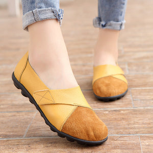 Stella- chaussures souple et décontractées en cuir pour femmes