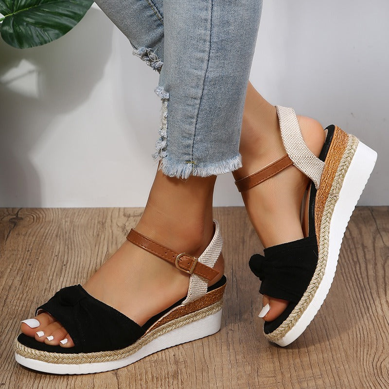 Isabelle- Sandales à talon compensées Confortables et Légère pour femmes